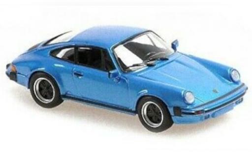 Porsche 930 1/43 Maxichamps 911 SC metallise bleu 1979 miniature