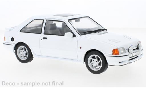 Ford Escort 1/18 MCG RS Turbo S2 blanche 1990 diecast model cars