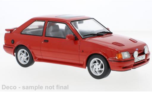 Ford Escort 1/18 MCG RS Turbo S2 rouge 1990 miniature