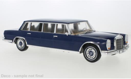 Mercedes 600 1/18 MCG (W100) blu 1969 modellino in miniatura