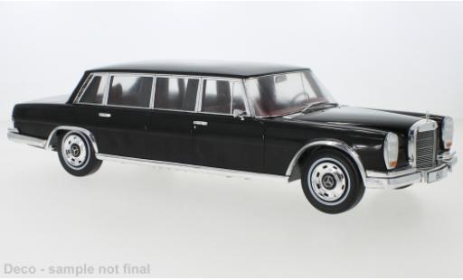 Mercedes 600 1/18 MCG (W100) black 1969 diecast model cars