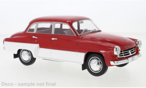 Wartburg 311 1/18 MCG rouge/blanche 1955 miniature