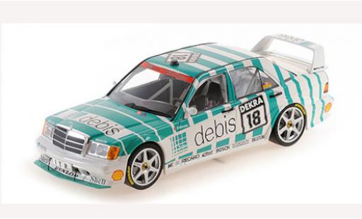 Mercedes 190 1/18 Minichamps E 2.5-16 Evo 2 (W201) No.18 Team Zakspeed Debis DTM 1991 F.Giroix coche miniatura