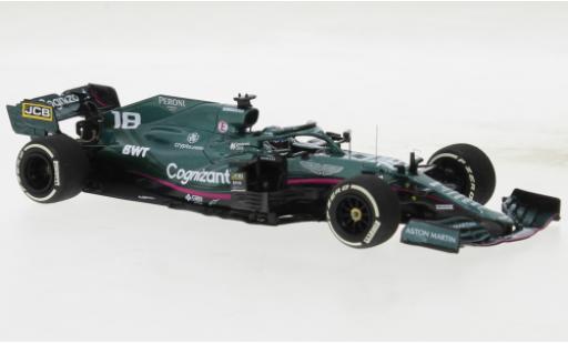 Aston Martin AMR2 1/18 Minichamps 1 No.18 Cognizant F1 Team Cognizant Formel 1 GP Monaco 2021 diecast model cars