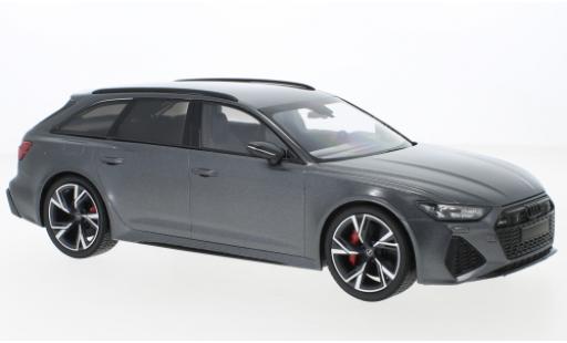 Audi RS6 1/18 Minichamps Avant gris mat 2019 diecast model cars