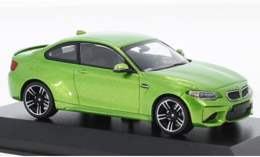 Bmw M2 1/43 Minichamps (F87) metallise vert 2016 diecast model cars