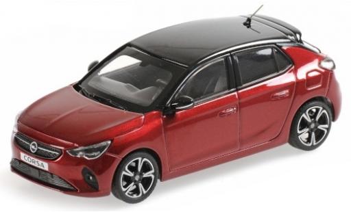 Opel Corsa 1/43 Minichamps metallise rouge/noire 2019 miniature