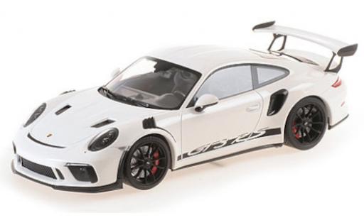 Porsche 992 GT3 R 1/18 Minichamps 911 (991.2) GT3 RS bianco 2019 mit neroen Felgen modellino in miniatura