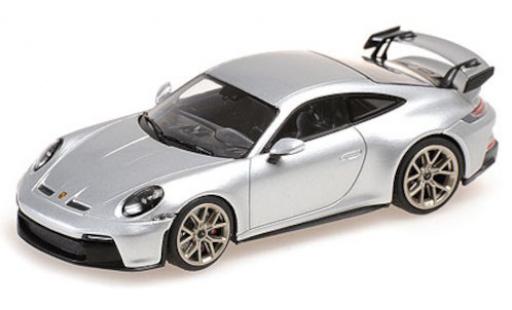 Porsche 992 GT3 1/43 Minichamps 911 () GT3 grey 2020 diecast model cars