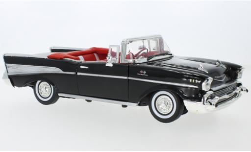 Chevrolet Bel Air 1/18 Motormax Convertible black 1957 diecast model cars