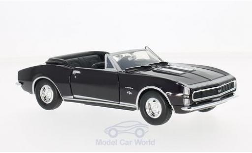 Chevrolet Camaro 1/24 Motormax SS Convertible dunkelpurple 1967 ohne Vitrine diecast model cars