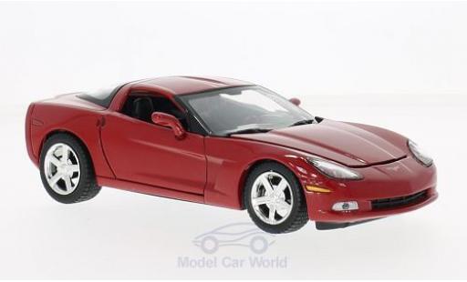 Chevrolet Corvette 1/24 Motormax (C6) red 2005 ohne Vitrine diecast model cars