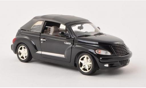 Chrysler PT Cruiser 1/24 Motormax Convertible noire sans Vitrine miniature