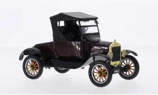 Ford Model T 1/24 Motormax Runabout metallic-dunkelrouge/noire 1925 miniature