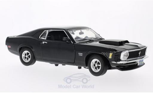 Ford Mustang 1/18 Motormax Boss 429 noire 1970 ohne Vitrine miniature
