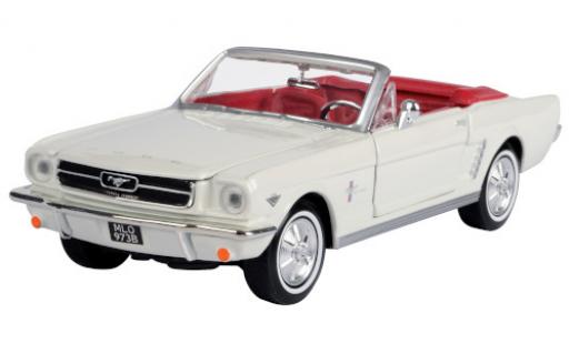 Ford Mustang 1/24 Motormax Convertible bianco 1964 modellino in miniatura