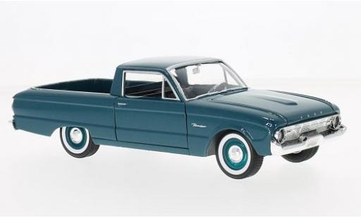 Ford Ranchero 1/24 Motormax turquoise 1960 diecast model cars