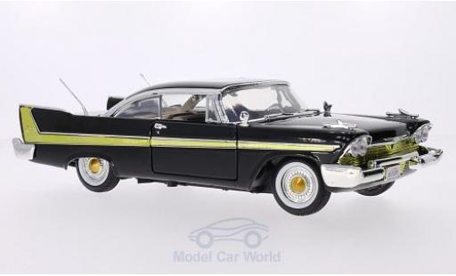 Plymouth Fury 1/18 Motormax noire 1958 miniature