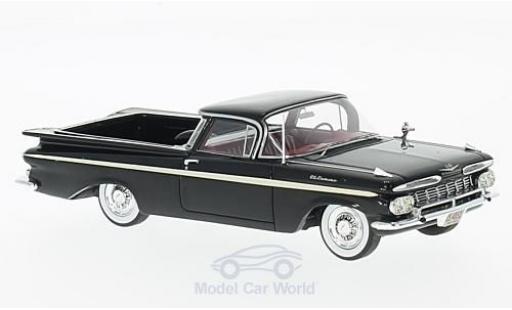 Chevrolet El Camino 1/43 Neo noire/blanche 1959 miniature