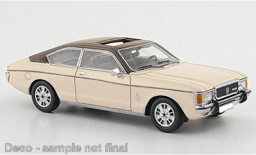 Ford Granada 1/43 Neo MkI Coupe beige/marron 1972 miniature