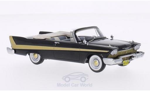 Plymouth Fury 1/43 Neo Convertible noire 1958 miniature