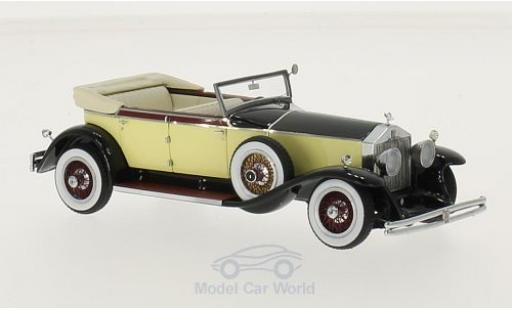 Rolls Royce Phantom 1/43 Neo I Newmarket jaune/noire 1929 miniature