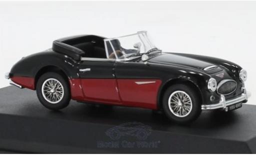 Austin Healey 3000 1/43 Norev MK3 noire/rouge RHD 1964 miniature