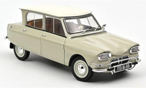 Citroen Ami 6 1/18 Norev hellgris/blanco 1965 coche miniatura