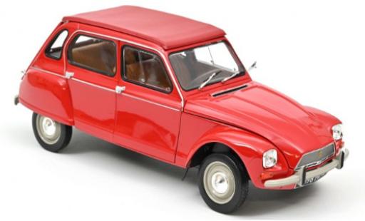 Citroen Dyane 1/18 Norev 6 rojo 1974 mit Faltdach coche miniatura