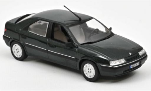 Citroen Xantia 1/43 Norev metallic-dunkelgreen 1993 diecast model cars
