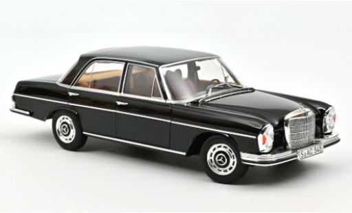 Mercedes 280 1/18 Norev SE (W108) black 1968 diecast model cars