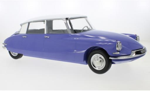 Citroen DS 1/12 Norev 19 bleue/blanche 1959 miniature