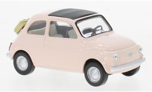 Fiat 500 1/43 Norev F rose 1965 miniature