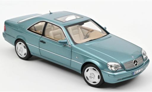 Mercedes CLA 1/18 Norev CL 600 (C140) metallic-bleu clair 1997 modellino in miniatura