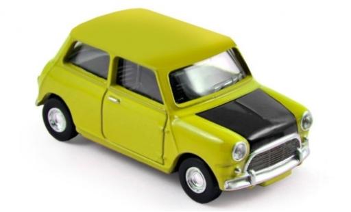 Mini Cooper 1/64 Norev S la chaux/matte-noire 1963 miniature