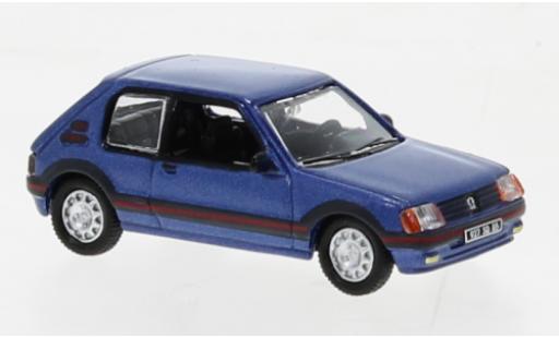 Peugeot 205 1/87 Norev GTI 1.9 metallise blu 1990 modellino in miniatura