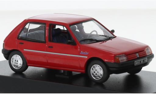 Peugeot 205 1/43 Norev Junior rouge 1988 modellino in miniatura