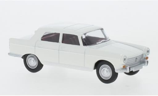 Peugeot 404 1/64 Norev blanche 1961 modellino in miniatura