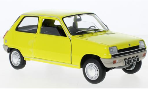 Renault 5 1/18 Norev jaune 1974 diecast model cars