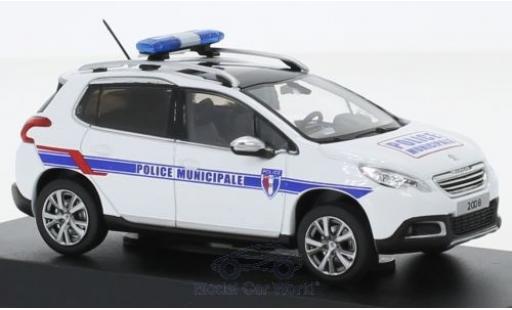 Peugeot 2008 1/43 Norev Police Municipale Polizei (F) 2013 modellautos