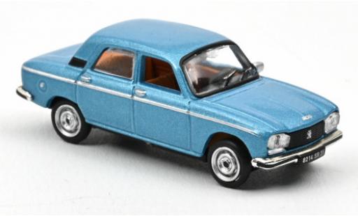 Peugeot 304 1/87 Norev GL metallic-blu 1977 ohne Vitrine modellino in miniatura
