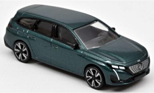 Peugeot 308 1/64 Norev SW metallic-verde 2021 modellino in miniatura