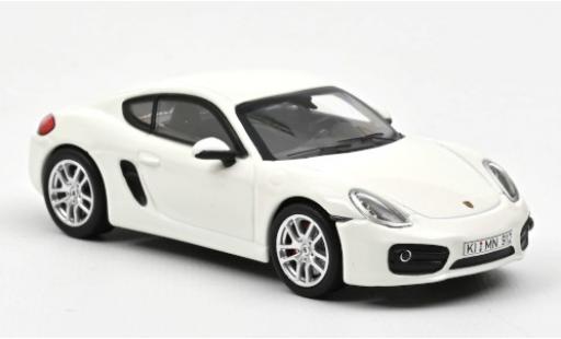 Porsche Cayman S 1/43 Norev S bianco 2013 modellino in miniatura