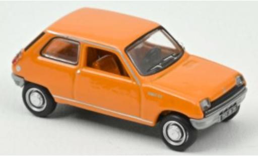 Renault 5 1/87 Norev TL orange 1972 diecast model cars