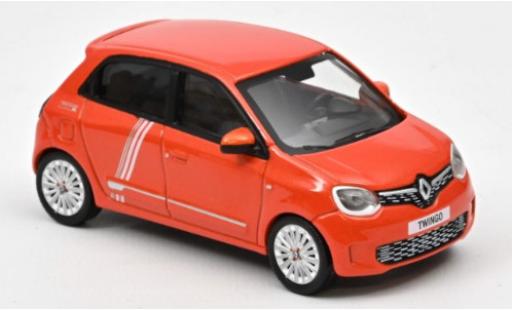 Renault Twingo 1/43 Norev Electric Vibes metallise orange 2021 miniature