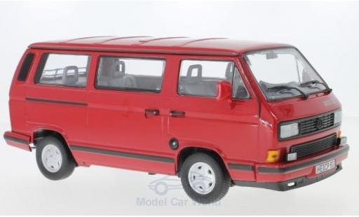 Volkswagen T3 A 1/18 Norev Multivan Redstar rouge 1992 miniature
