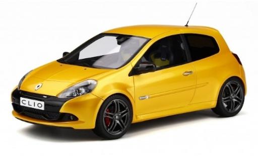 Renault Clio 1/18 Ottomobile 3 RS Phase 2 Sport Cup metallise yellow 2010 diecast model cars