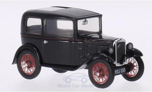 Austin Seven 1/43 Oxford RN Saloon noire/rouge RHD miniature