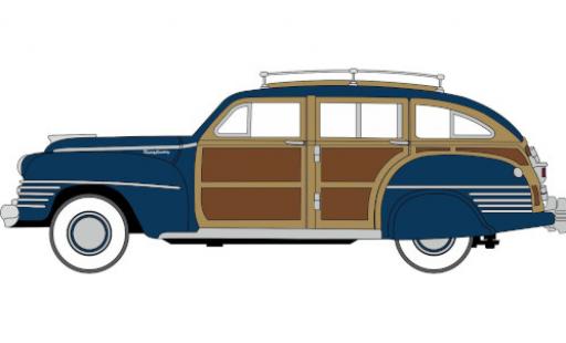 Chrysler Town & Country 1/87 Oxford Woody Wagon bleue/Holzoptik 1942 miniature