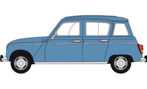 Renault 4 1/76 Oxford bleue miniature